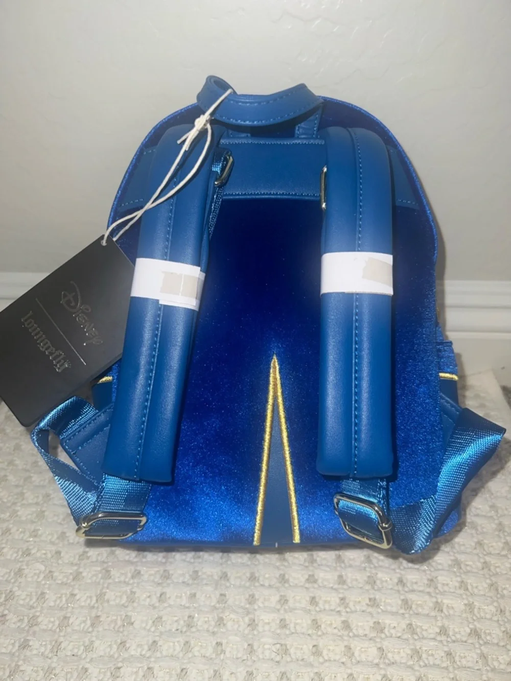 NWT Loungefly Disney Beauty And The Beast Velour Cosplay Mini Backpack RARE - Picture 6 of 8